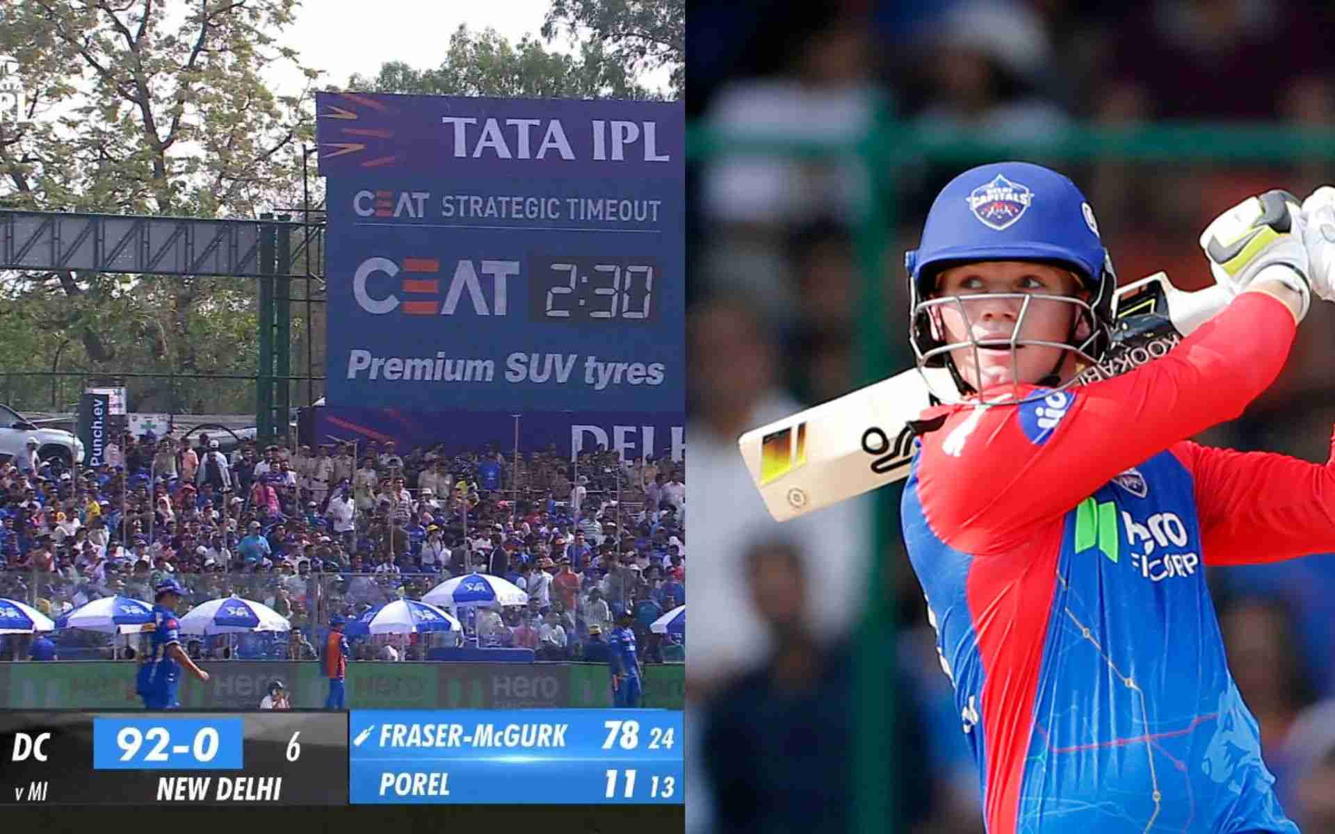 Fraser-McGurk's Scripts DC's Highest Powerplay Score In IPL With Dashing Strokeplay